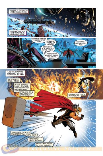 Thor reage ao ataque dos Apocalipse Twins...