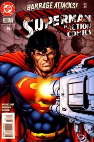 O Superman de mullets na arte de Tom Grummet.