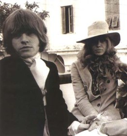 Brian e Anita Pallenberg: o casal queridinho da Swing London.