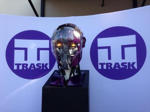 A cabeça de um dos Sentinelas do filme.