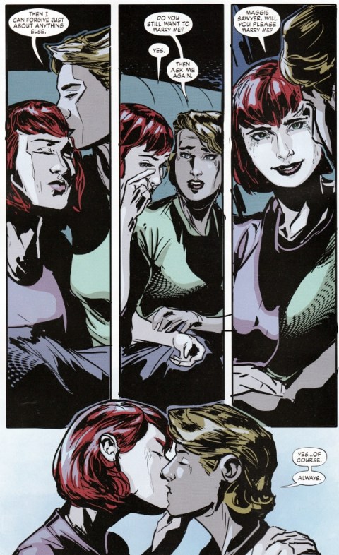 O pedido de casamento em Batwoman 18.