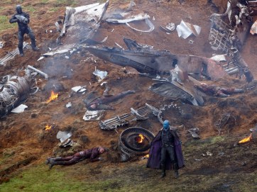 Imagens do set de filmagem.