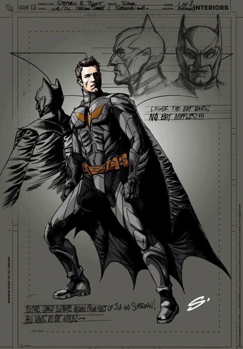 Desenho do Batman com o rosto de Ben Affleck: real ou falso?