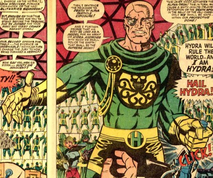 Strucker na arte de Jack Kirby.