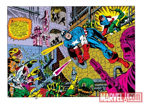 captain america vs hydra by steranko 2