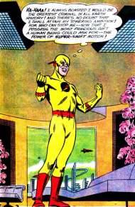 O Flash Reverso: principal vilão.