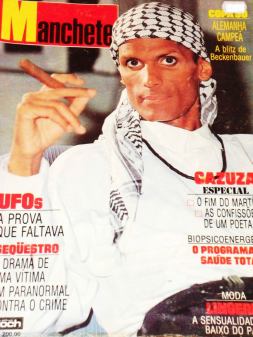 Capa da Manchete ilustra a morte do artista.