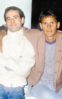 Ney Matogrosso e Cazuza: romance explosivo.