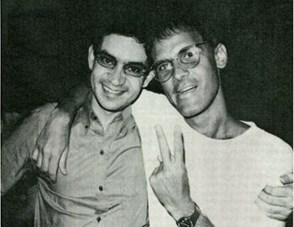 Cazuza com Renato Russo: poetas da geração.