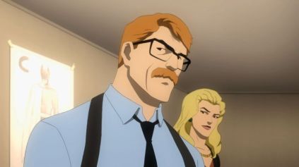 James Gordon e Sarah Essen no desenho animado Batman - Ano Um.