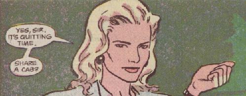 Sarah Essen nos quadrinhos.