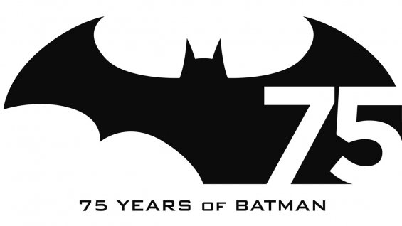 Logo oficial da DC Comics sobre os 75 dos Batman!
