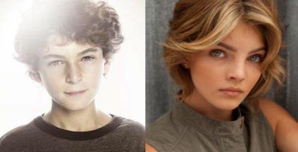 Os jovens Bruce Wayne e Selina Kyle.