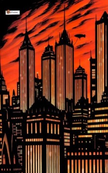 Gotham retratada nos quadrinhos.