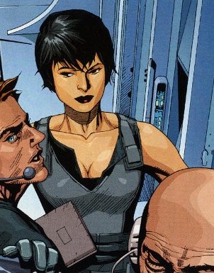 Monica Chang nos quadrinhos.