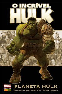 Capa de Planeta Hulk, da Panini.
