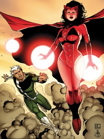 Mercúrio e Feiticeira Escarlate: não serão mutantes.