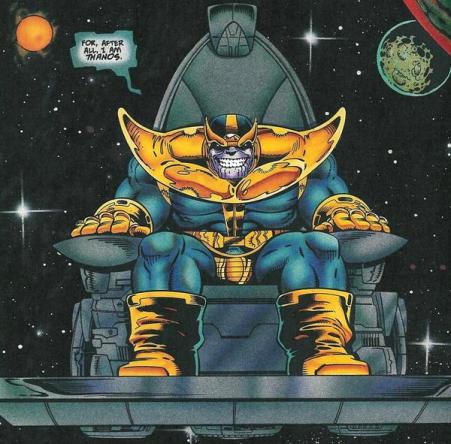 Thanos: presente em Guardiões da Galáxia. 
