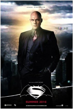 Poster criado por fãs "prevê" visual de Lex Luthor.