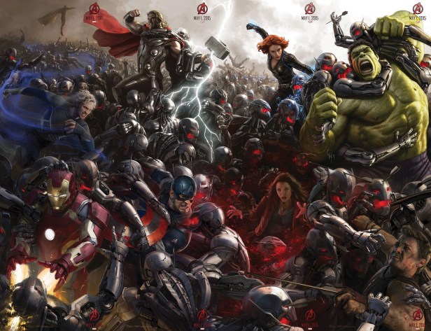 O poster completo de A Era de Ultron.