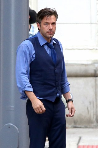 Ben Affleck como Bruce Wayne: boa forma aos 45 anos.