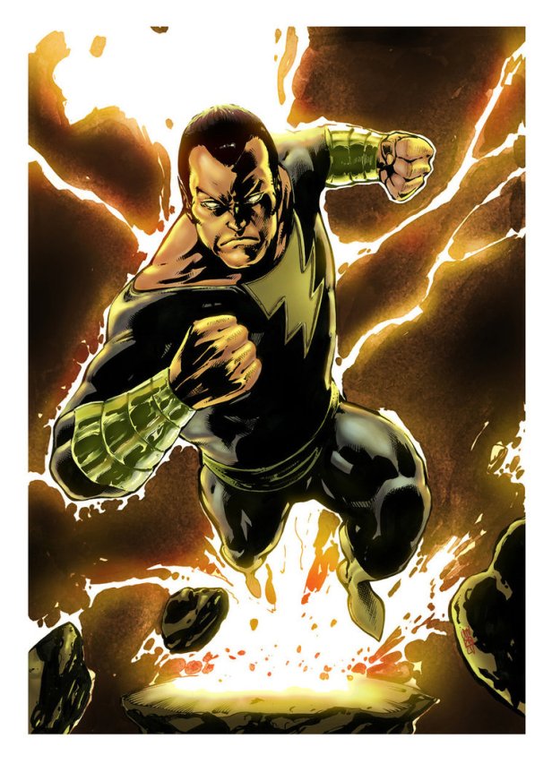 black adam pin up