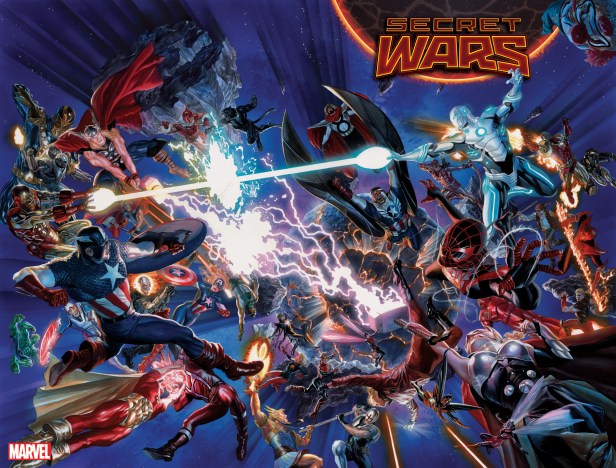 A grande arte de Alex Ross para o novo evento.