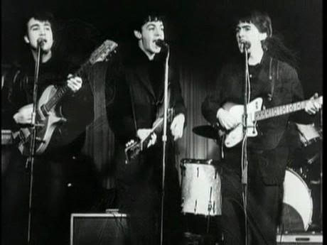 A banda no Star Club, em Hamburgo, em 1962.