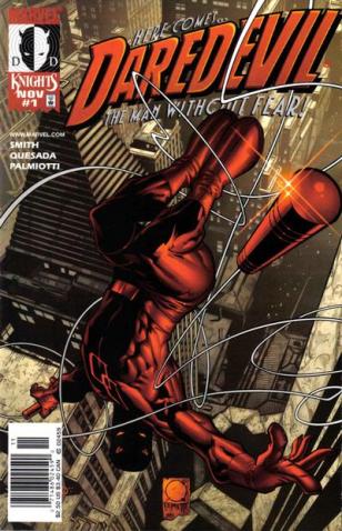 O reinício da revista Daredevil com Demônio da Guarda. Para adultos.