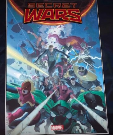 Capa variante de Secret Wars.