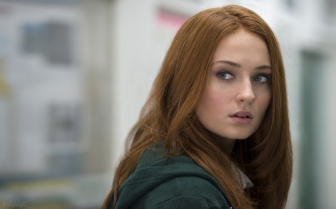 Sophie Turner é a Jean Grey adolescente. 