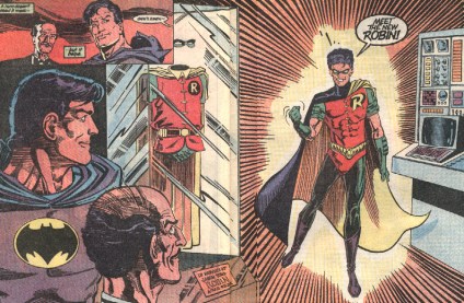 A introdução do novo Robin, em Batman 457.