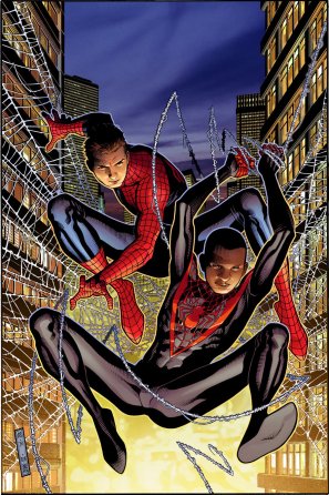 Peter Parker e Miles Morales.