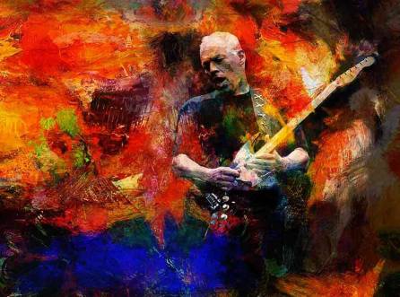 Imagem oficial de Gilmour para a turnê.