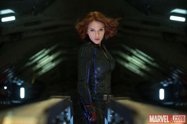 ageofultron official black widow on the center