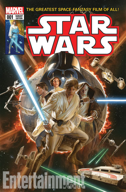 Capa variante da nova Star Wars 01 por Alex Ross.