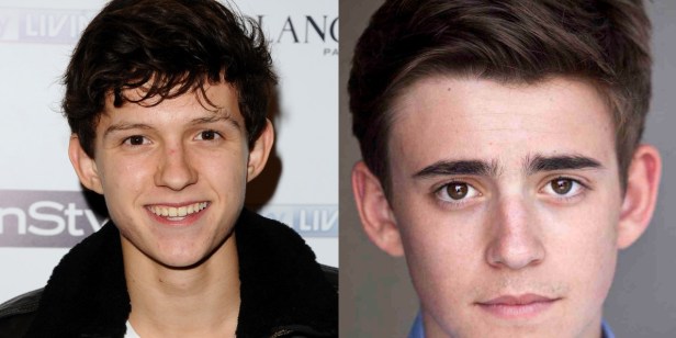 Tom Holland e Charlie Rowie: candidatos finalistas.