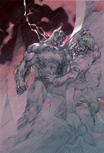 Arte de Jim Lee para Batman: Europa.