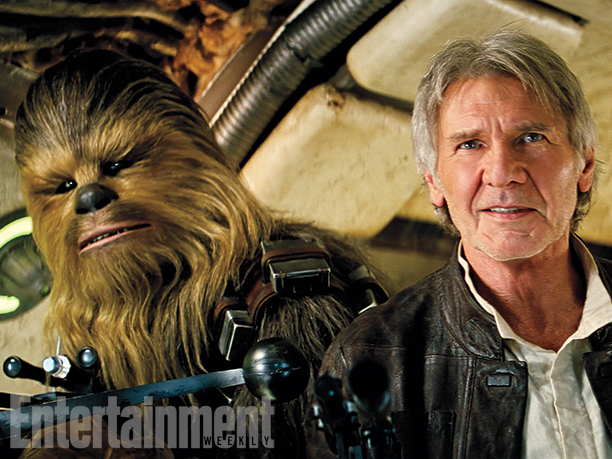 Star-Wars-VII official han solo and chewie