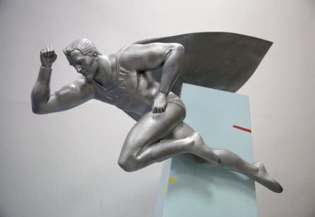 Design prévio da estátua.