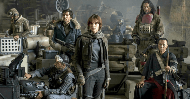 Primeira imagem de Rogue One, com Felicity Jones à frente. 