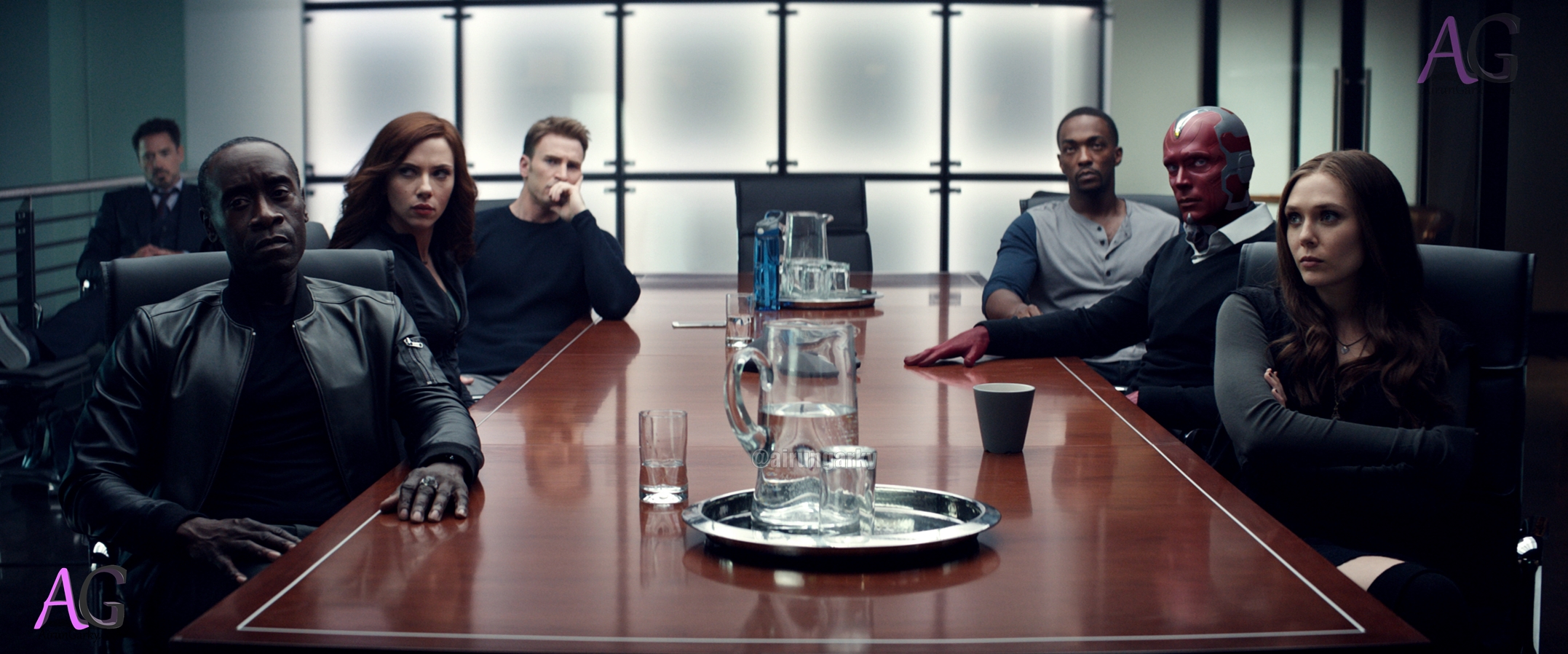 civilwar hi-res avengers in the table
