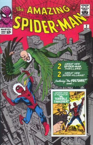 O Abutre na capa de Amazing Spider-Man 02. Arte de Steve Ditko.