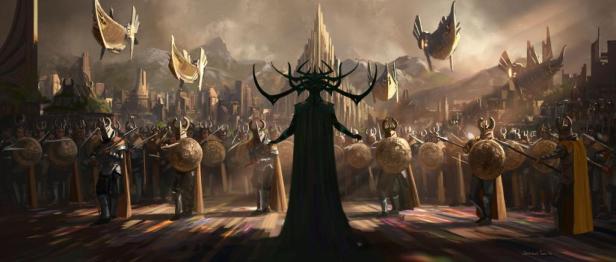 Primeira arte promocional de Ragnarok mostra Hela.
