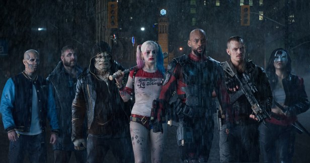 suicide-squad movie hi-res the team in the rain