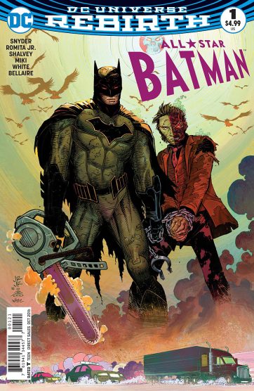 Uma das várias capas de All-Star Batman, na arte de John Romita Jr. 