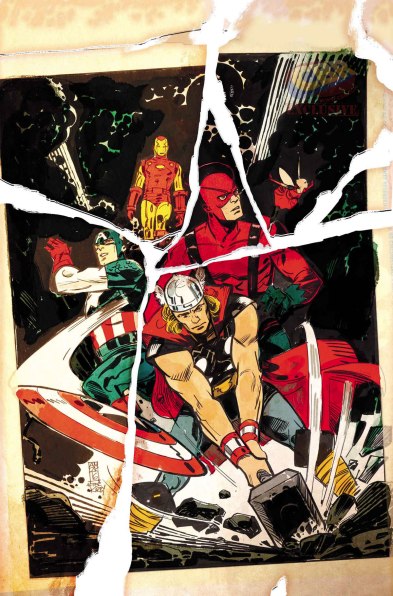 O grupo original na arte de Alex Maleev.