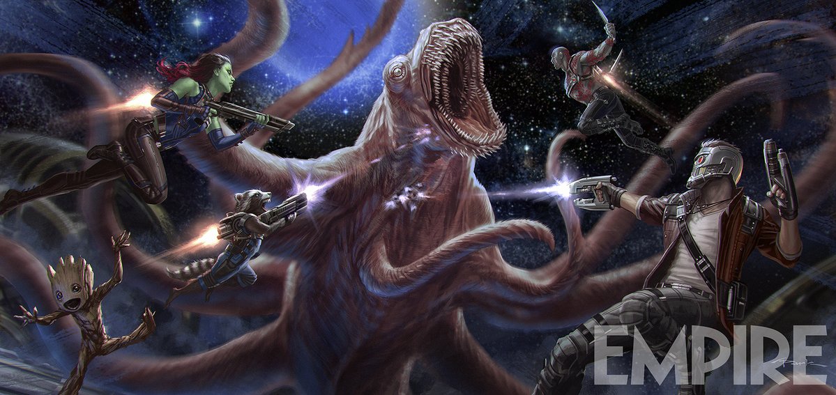 guardians of the galaxy 2 concept art space beast