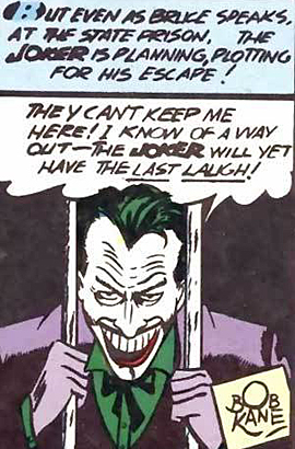 O Coringa termina sua primeira história atrás das grades.