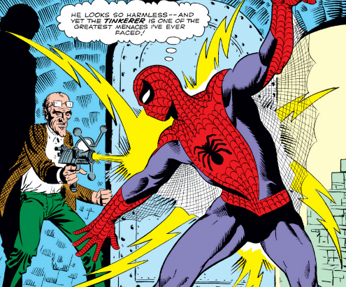 the-tinkerer in ASM 02 1962 splash page by steve ditko